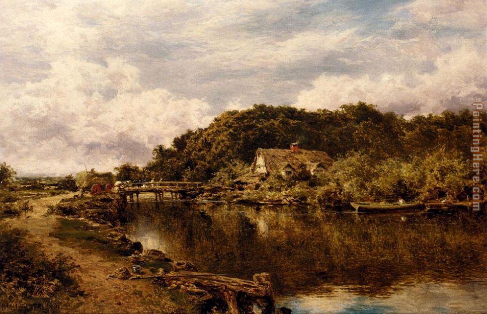 On The Stour Near Flatford Mill, Suffolk